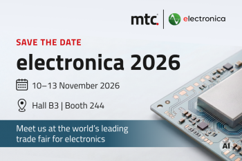 Save the date: electronica 2026 (Kachel ENG)