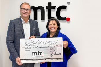 MTC spendet erneut an Glühwürmchen e.V.
